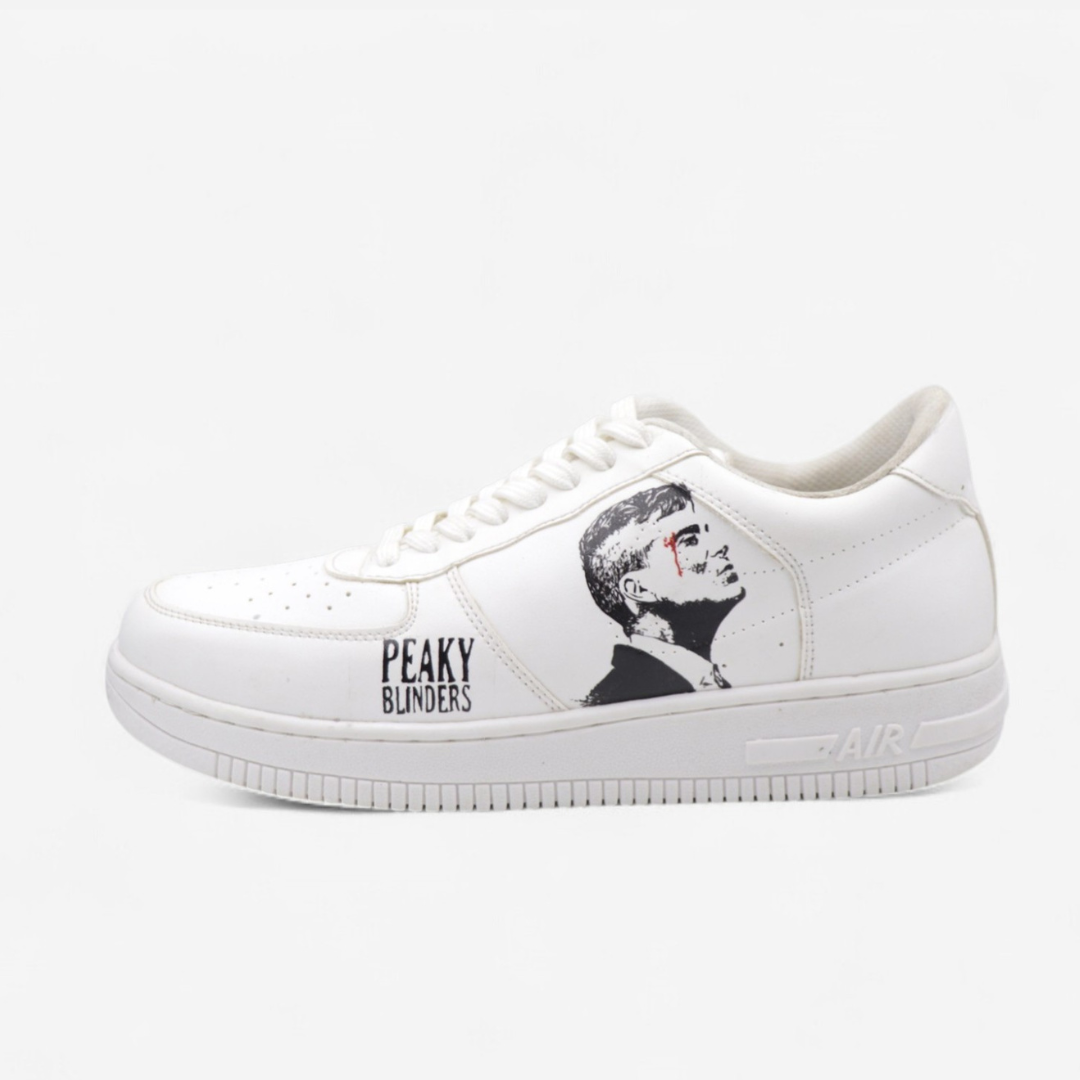 Peaky Blinders Hand-Painted Custom Sneakers – Limited Edition