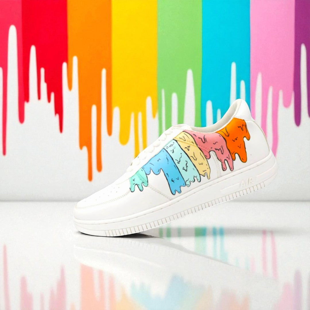 Rainbow Melt Drip Sneaker 🌈🫠
