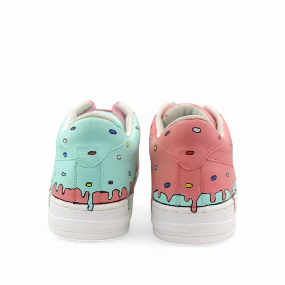 Minty Drip Donut Sneaker 🍩🎨