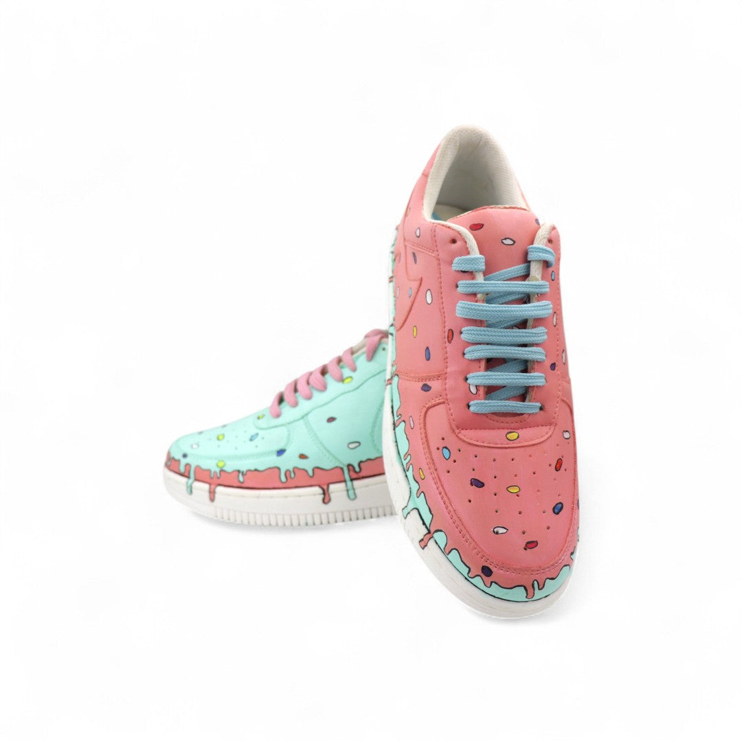 Minty Drip Donut Sneaker 🍩🎨