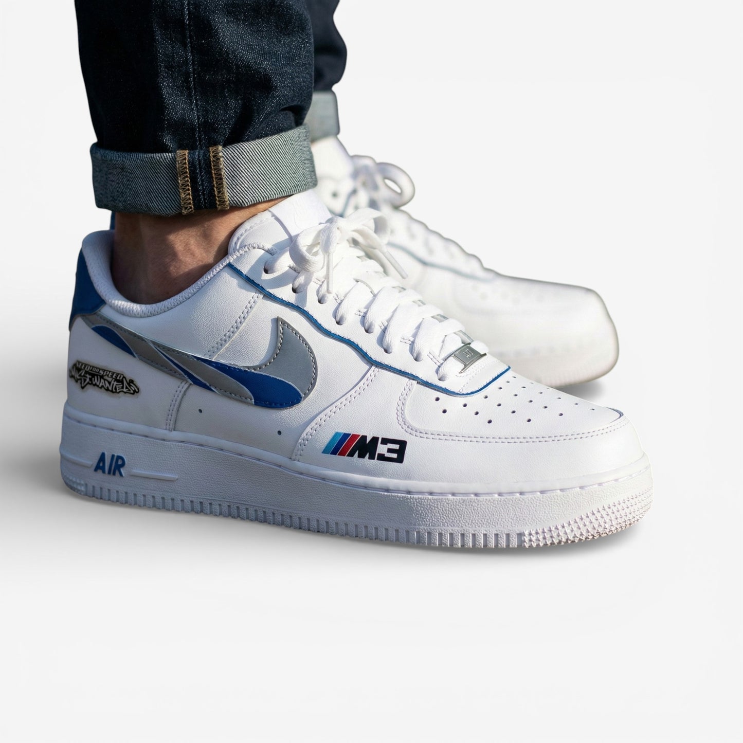 M3 Track Edition – Hand-Painted Custom Sneaker